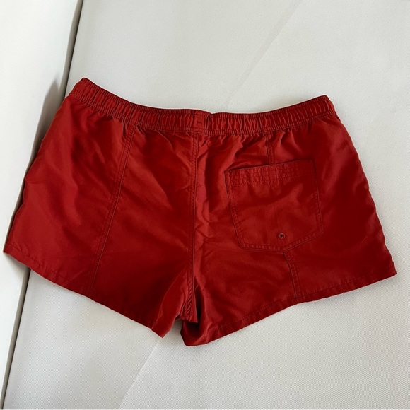 Vuori Sunwashed Short Sienna Size Large Elastic Waist Burnt Orange Performance - Picture 2 of 15